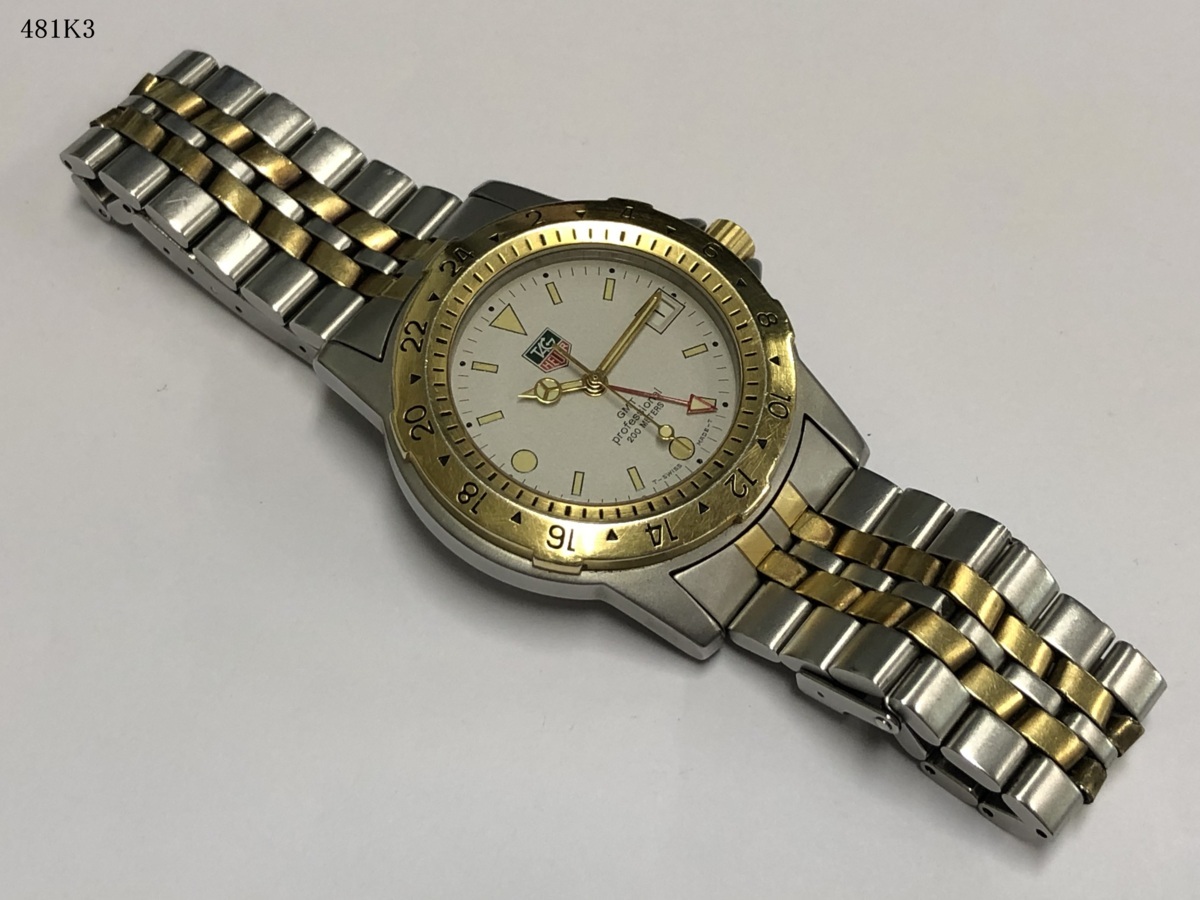 ☆【稼働品】TAG HEUER タグホイヤー GMT professional 200M 155.706 