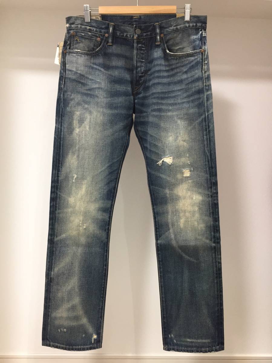 【人気SALE，格安】 32 インチ POLO RALPH LAUREN ポロ ラルフローレン DENIM スリム ストレート デニム ジーンズ VARICK SLIM STRAIGHT ダメージ(ジーンズ)｜売買されたオークション情報、yahooの商品情報をアーカイブ公開 - 男性用