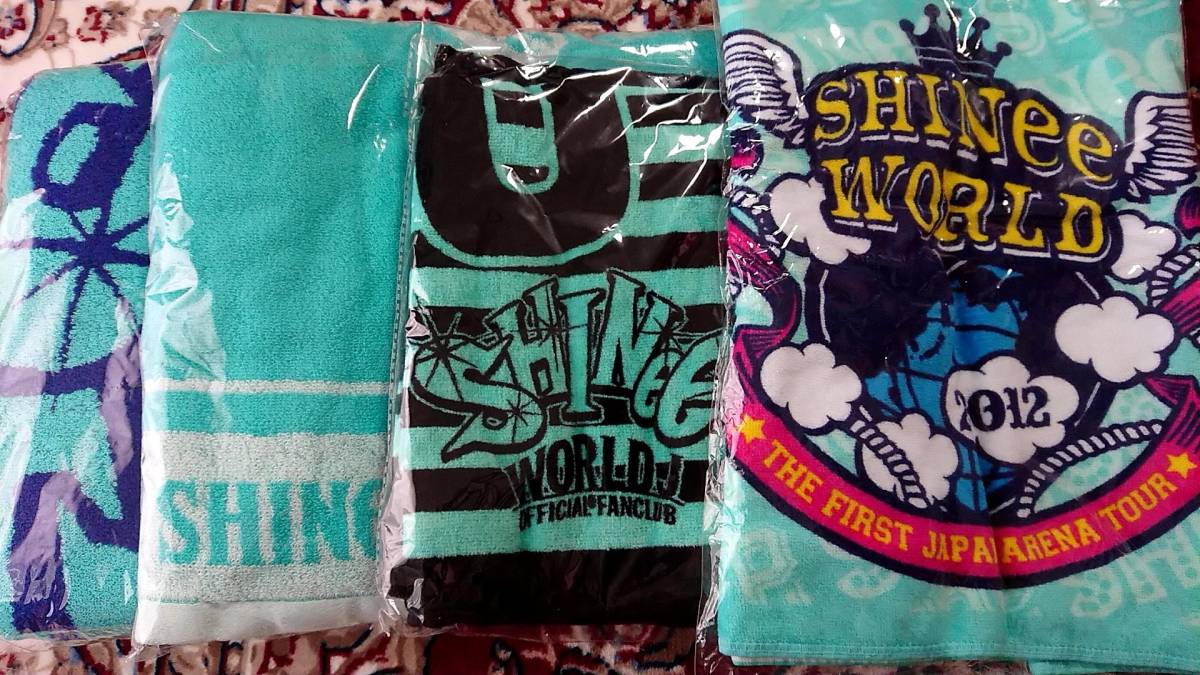 【新品，限定セール】 SHINee タオル4点セット②(SHINee)｜売買されたオークション情報、yahooの商品情報をアーカイブ公開 - オークファン SHINee