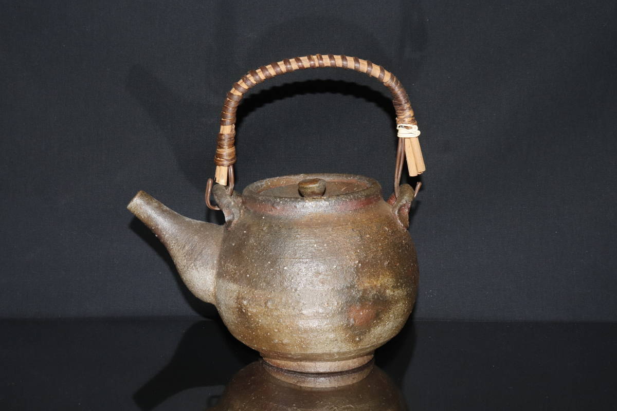 boa】名人作 備前焼 急須 備前焼 boa名人作 宝瓶 備前三名工 本物 般若