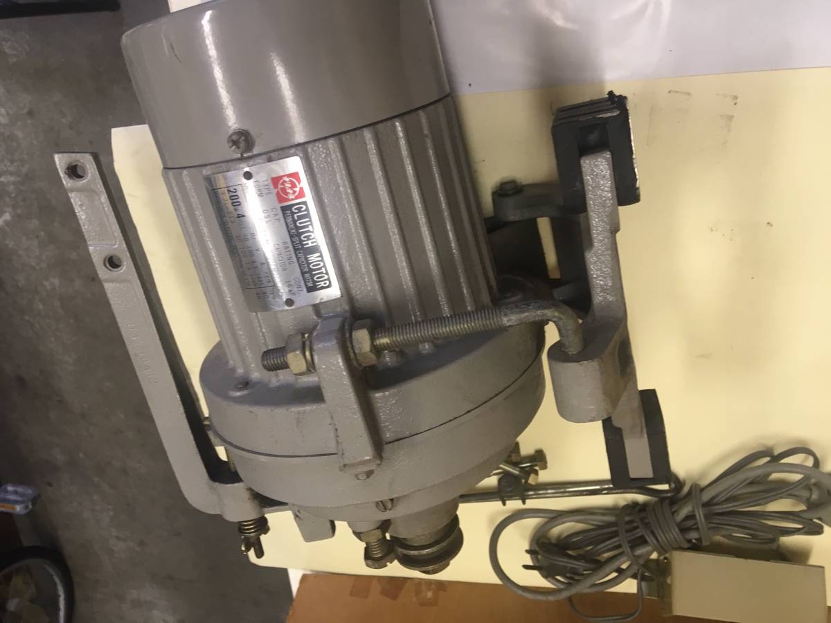 ♪ナショナル・クラッチモーター・4P・200W・100V・中古・可動品
