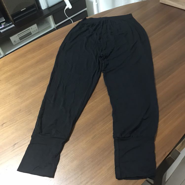ダンス、ヨガ 黒 ロングパンツ ポケットナシ used_2