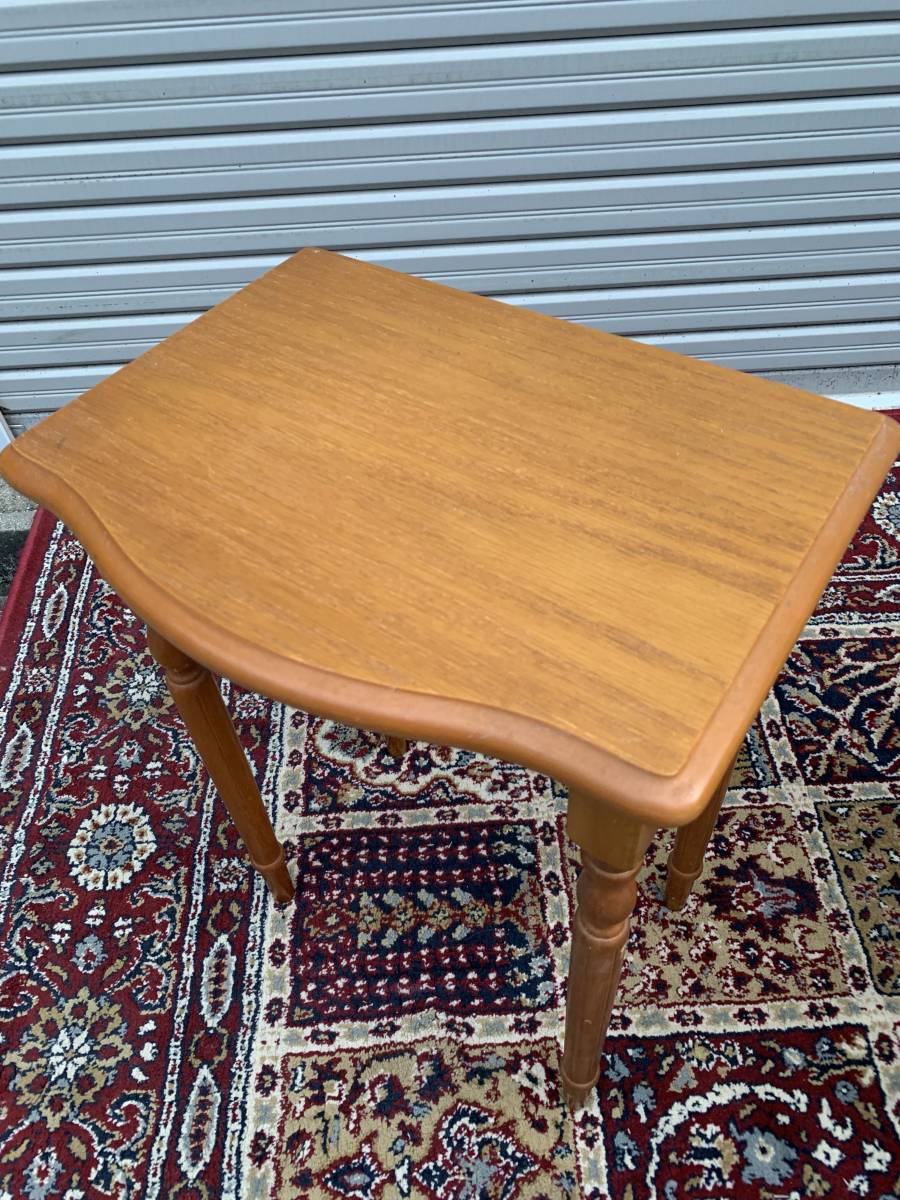 ☆☆ 送料無料 木製 アンティーク レトロ リビング サイドテーブル ナイトテーブル 花台 飾り棚 棚_3