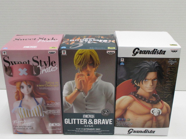 未開封 Grandista ワンピース フィギュア 全7種 ルフィ ゾロ サンジ