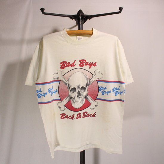 90sビンテージ NBAピストンズ Tシャツ 白 ホワイト 表記Lサイズ スカル オールドスクール 古着 古着卸 激安 希少 検 80s 70s 40s 50s 60s