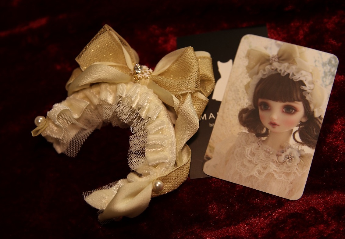 SDサイズ（60センチドールサイズ）◆ディーラー様製◆ヘッドドレス