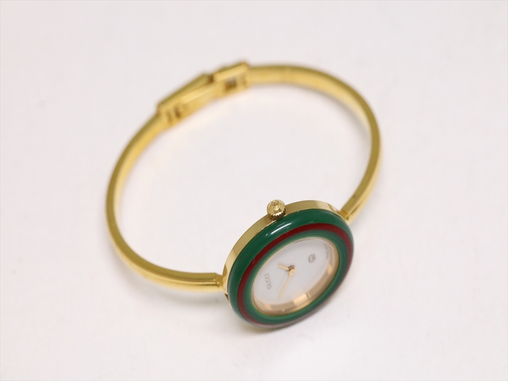 稼働 稼働 美品【GUCCI/グッチ】11/12 チェンジベゼルウォッチ