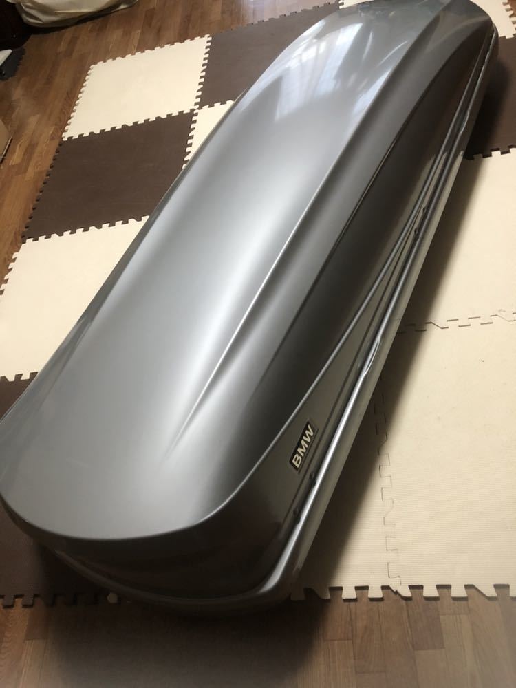 美品 BMW純正 THULE ルーフボックス スキ－ベンチ付き 両開き