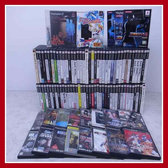 正規品 PS2 プレステ2 ソフトまとめて100本 大量セット プロ野球スピリッツ/忍道/頭文字D/ガンダム/K-1等 40(アクション)｜売買されたオークション情報、yahooの商品情報をアーカイブ公開 - オークファ タイトル