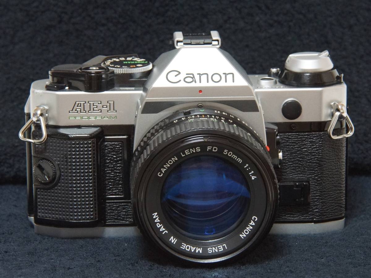 Canon NewFD50mmF1.4 AE-1P A-1完動品明るい王道標準レンズ付き