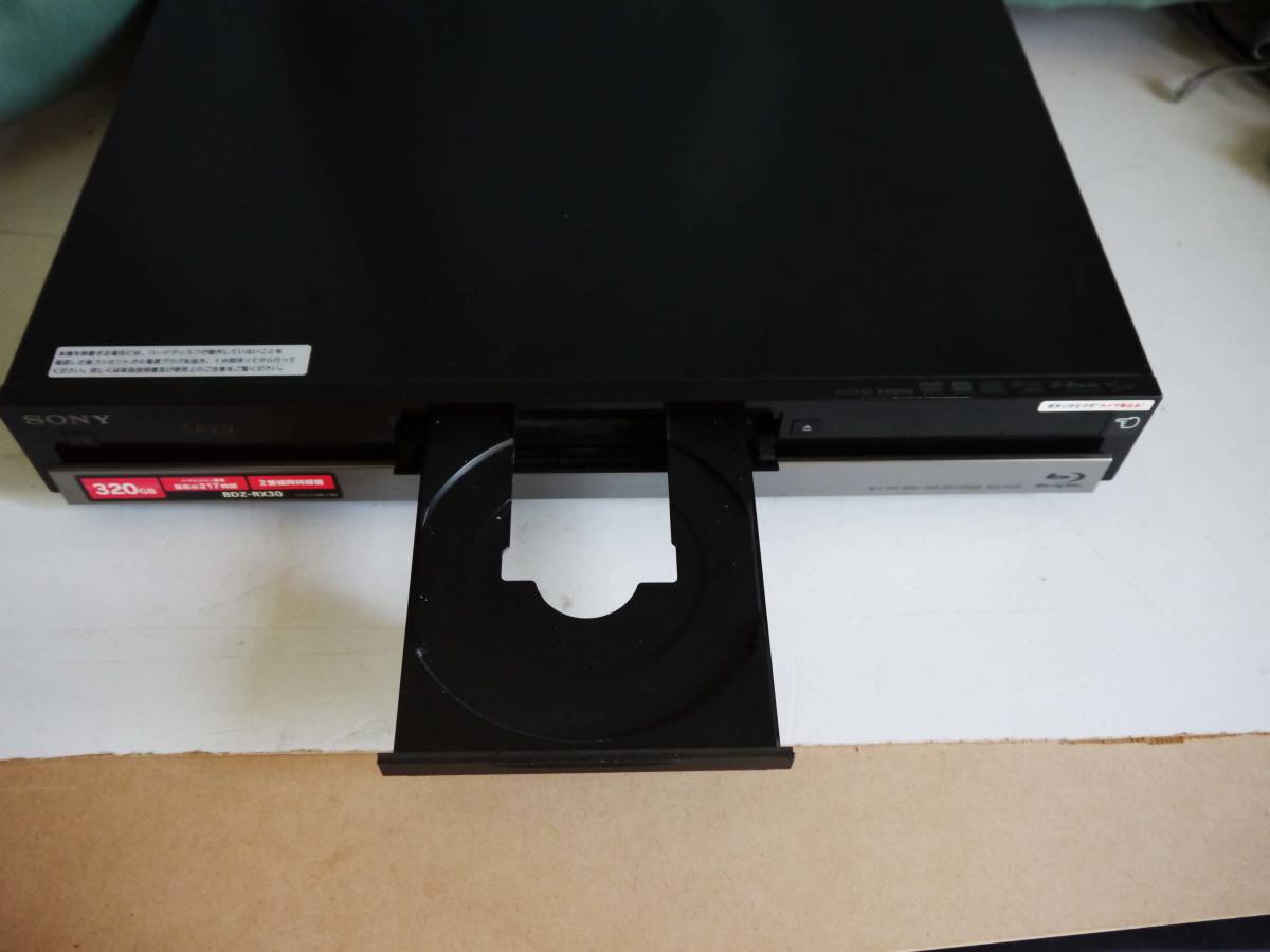 動作良好☆SONY ブルーレイレコーダー 2番組同時録画 BDZ-RX30