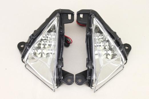 ZX-14R ZZR1400 フロントLEDクリアウインカー 1400GTR ZX-14 NINJA LED
