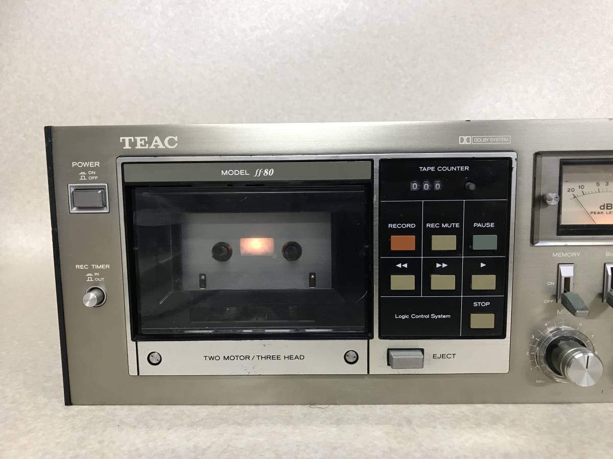 HFY102 ☆現状品☆ TEAC ティアック カセットデッキ ff-50