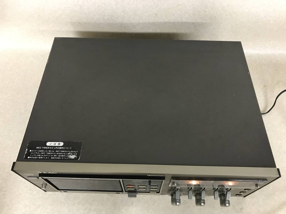 TEAC FF-80 カセットデッキ ジャンク オーディオ機器 ティアック