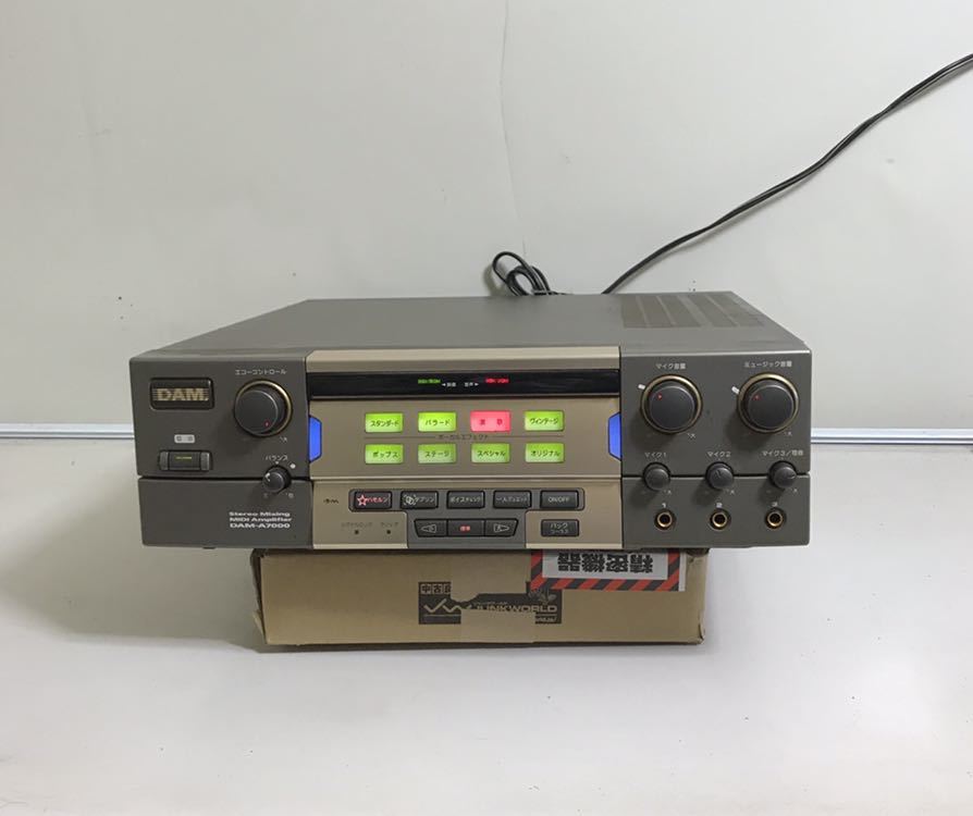 動作品 カラオケ 第一興商 DAM-A7000 アンプ DAM A7000 第一興商