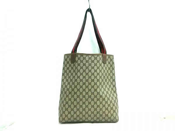 グッチ GUCCI トートバッグ - GG柄/シェリー/オールドグッチ PVC(塩化 
