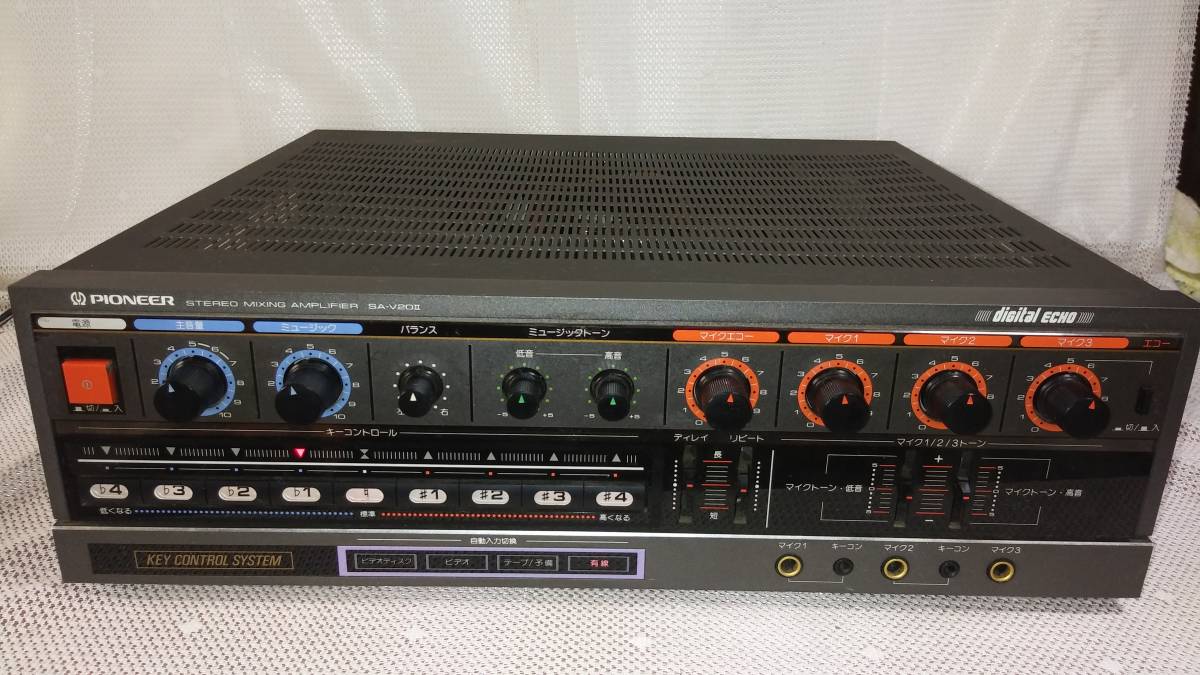 パイオニア PIONEER ジャンク SA-V20Ⅱ ステレオミキシングアンプ 
