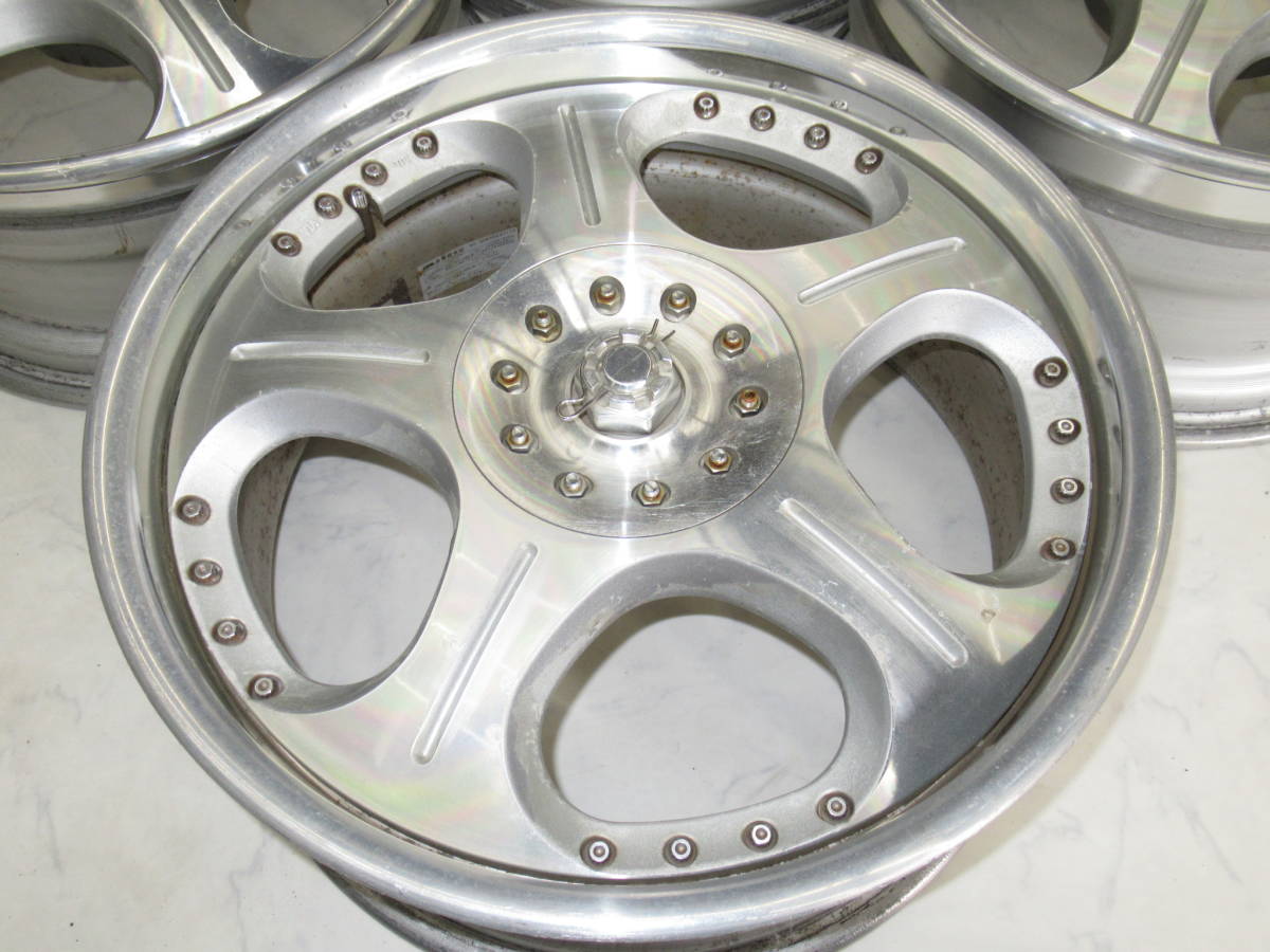 VeilSide(ヴェイルサイド) アンドリュー レーシングディッシュ 8J-18+29，9J-18+29 ホイールのみ4本 SSR製！ スピードスター JDM スタンス