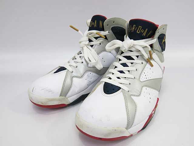 ナイキ NIKE AIR JORDAN 7 RETRO OLYMPIC 2012 304775-135 エアジョーダン オリンピック サイズ28cm【中古】190625☆AA★