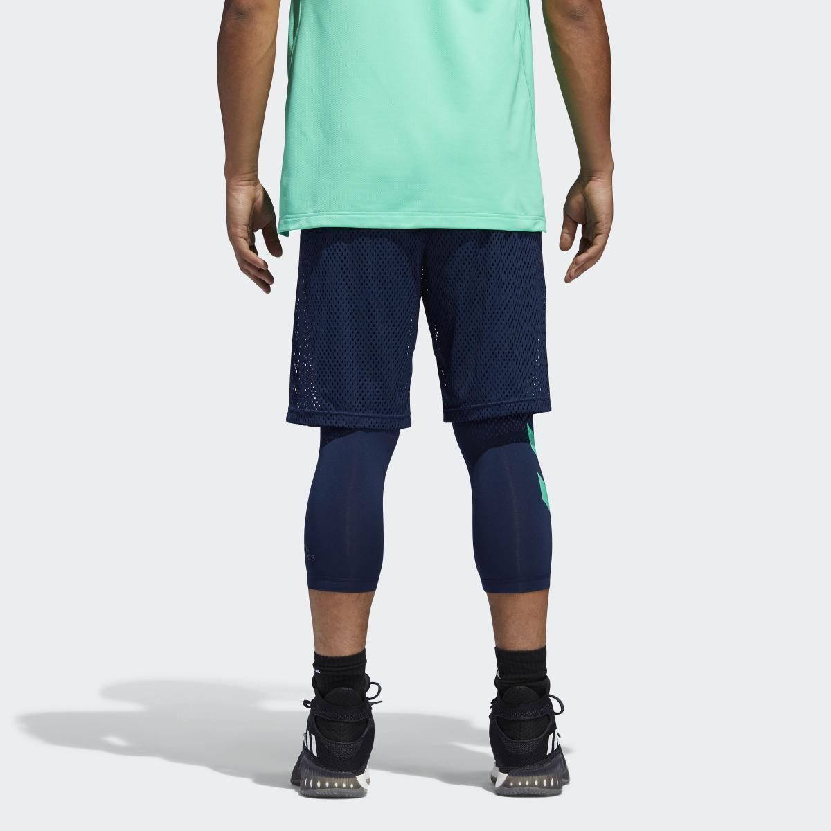 ★アディダス adidas ランニング 新品 ACCEL 2/1 SHORT ハーフパンツ タイツ セット 濃青[CE6966-O] 四 ★QWER★