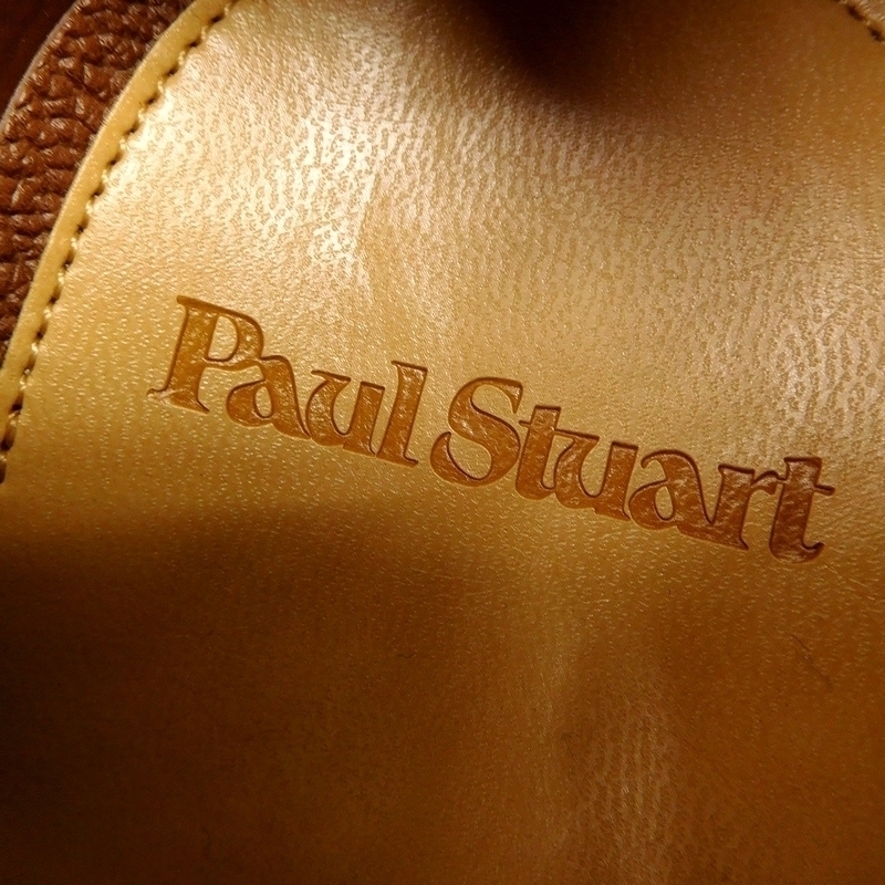 Paul Stuart ポールスチュアート 新品 日本製 大塚製靴 三越伊勢丹取扱 型押しレザー ビジネスシューズ PS4103 茶 25 ▲050▼a0713_06