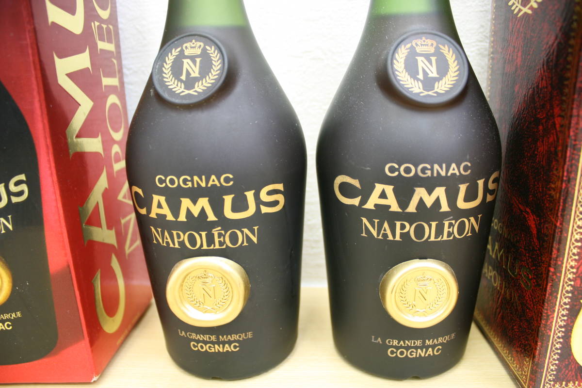 ナポレオン cognac 2本 古酒 CAMUS コニャック ナポレオン 2本セット 未開栓古酒 CAMUS XOと