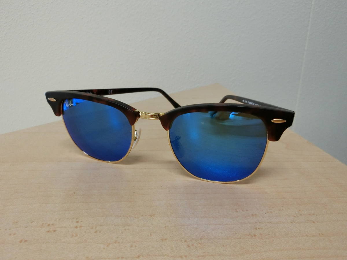 ☆RAY-BAN・レイバン サングラス・クラブマスター RB3016 1145/17 51 
