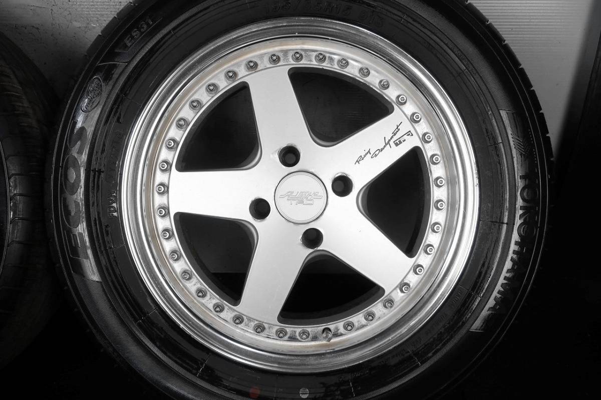 当時物 希少 TRD / トヨタテクノクラフト ALUMI-K 15インチ 4本 【公式