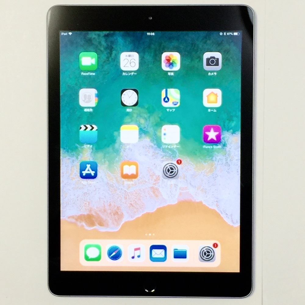 定番，大得価 充電30回 バッテリー94.8% 同様 iPad 第6世代 2018モデル 128GB グレイ Wi-Fi専用モデル(iPad本体)｜売買されたオークション情報、yahooの商品情報をアーカイブ公開 - オークファン iPad本体