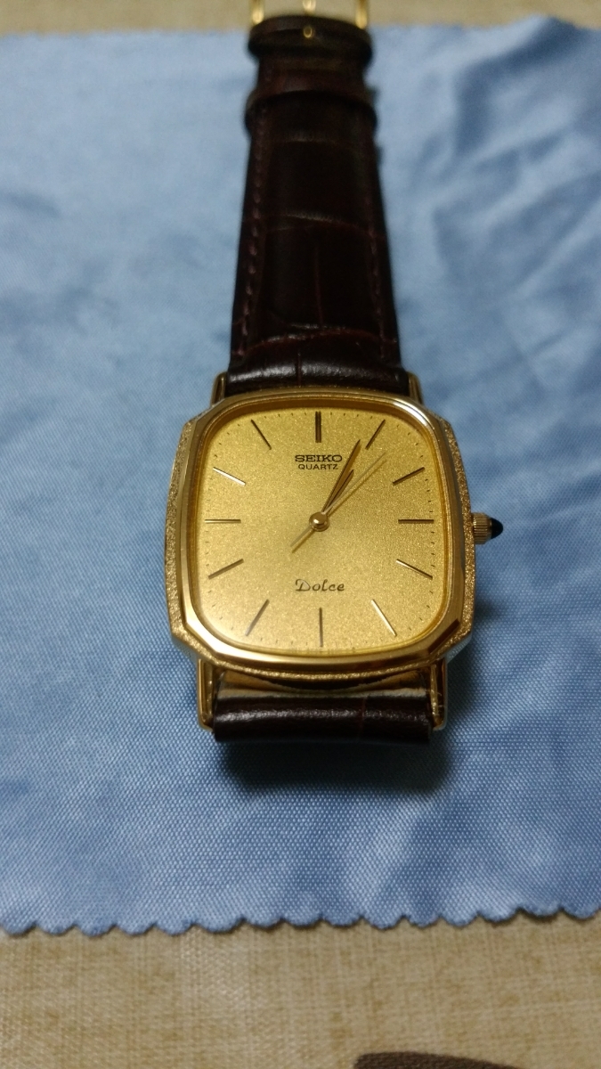 SEIKO Dolce クォーツ スクエア ゴールド レディース 腕時計 SEIKO Dolce クォーツ スクエア ゴールド レディース 腕時計 SEIKO