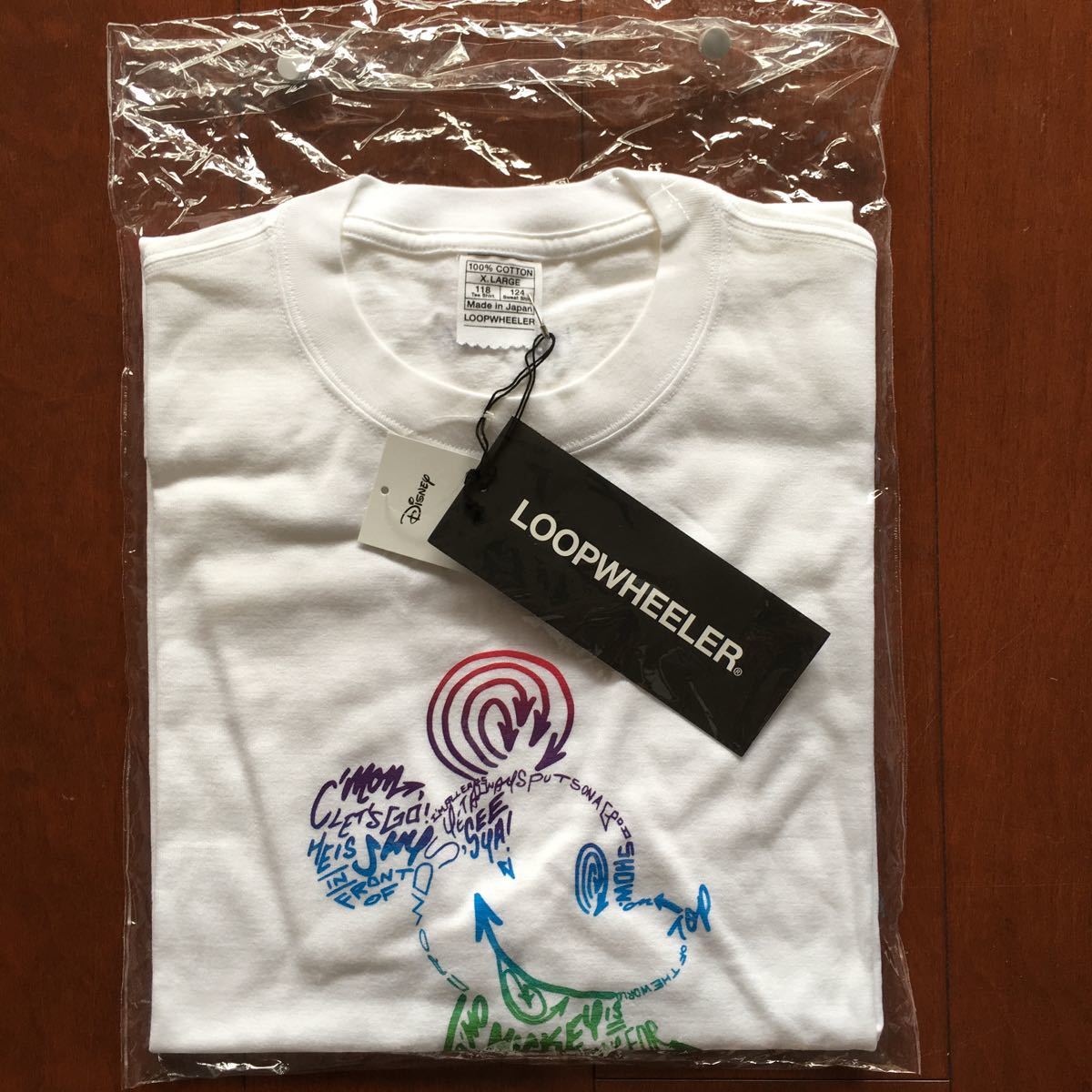 LOOPWHEELER mogno6 ミッキーマウスTシャツ サイズ XL ループウィラー 