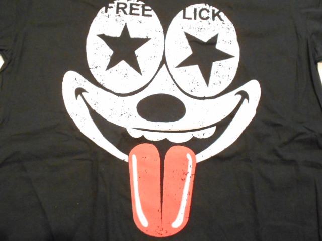 Felix The Cat フィリックス ザ キャット Free Lick パロディ Tシャツ Kiss キッス ロック バンド イラスト キャラクター 売買されたオークション情報 Yahooの商品情報をアーカイブ公開 オークファン Aucfan Com