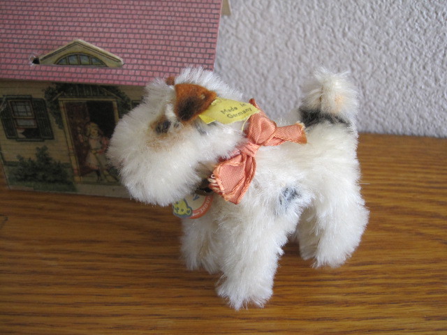 シュタイフ Steiff Foxy フォックステリアのフォクシー 犬 Foxterrier