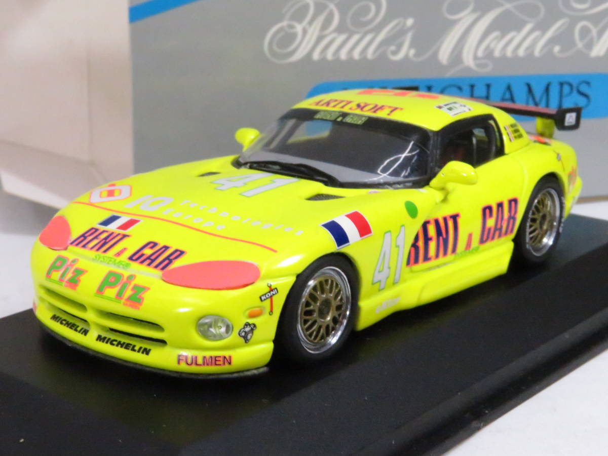Minichamps 1:43 Dodge Viper Le Mans 1994 Migault/Morin/Gache