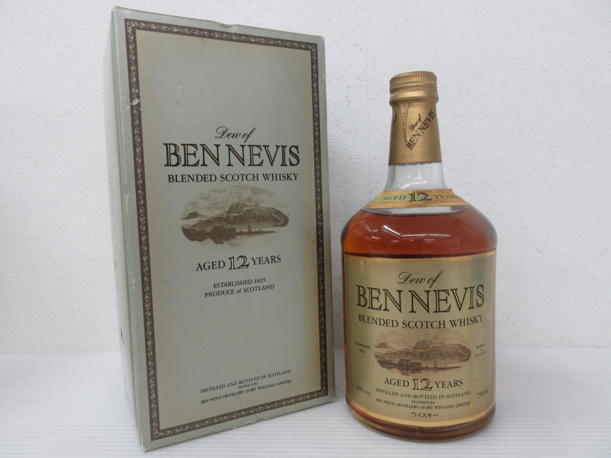 12年 オブ デュー 古酒 ベンネヴィス NEVIS 750ml 43% BEN Dew of