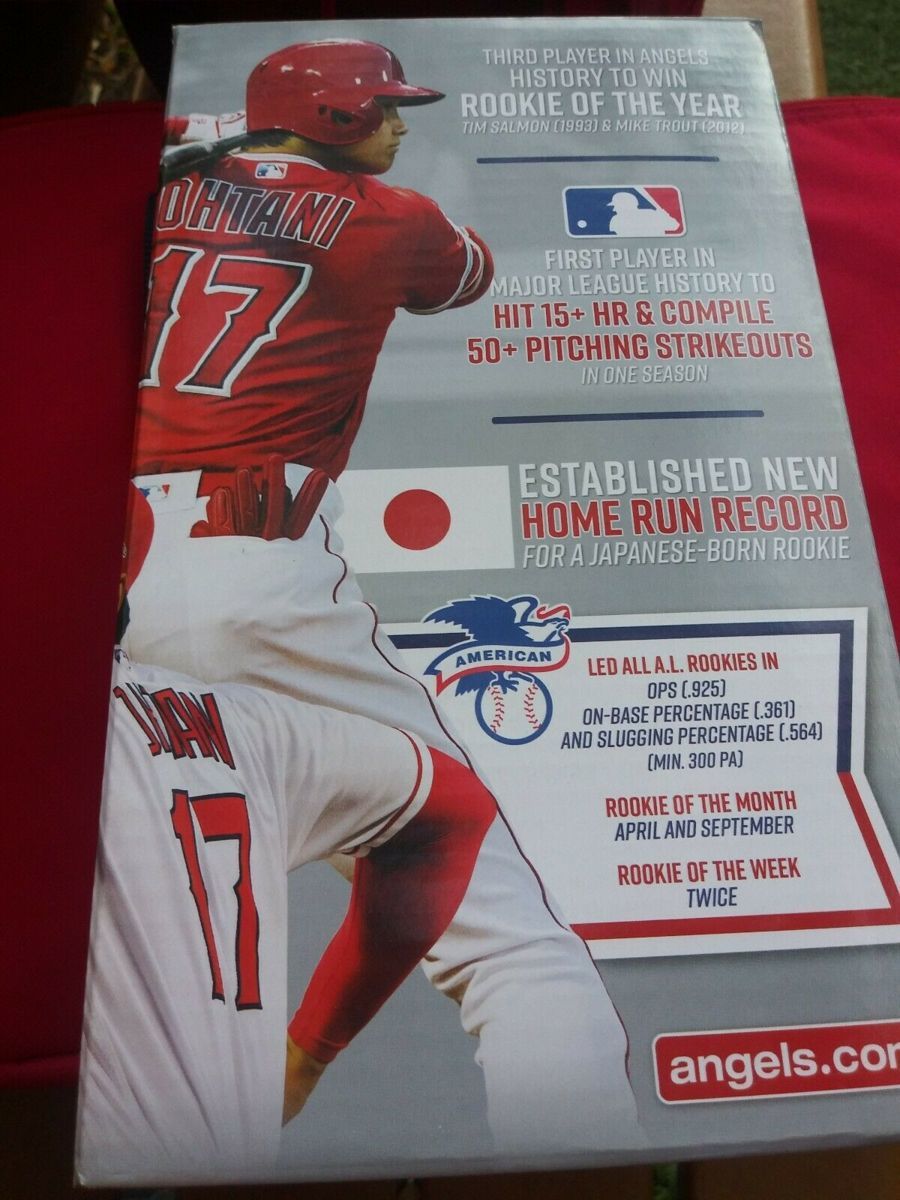 新人王記念 球場限定大谷翔平 バブルヘッド エンゼルス大谷翔平／2019