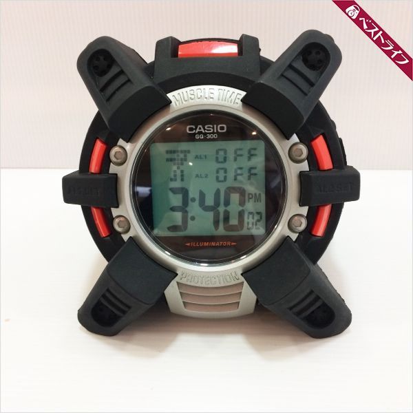 目覚まし時計 カシオ マッスルタイム CASIO GQ-200 G-SHOCK ☆CASIO 