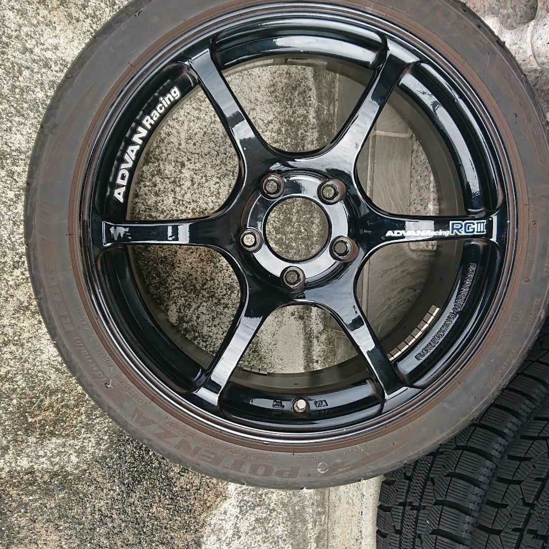 ADVAN RG3 7.5j17 114.3(社外品)｜売買されたオークション情報、yahooの商品情報をアーカイブ公開 - オークファン ...