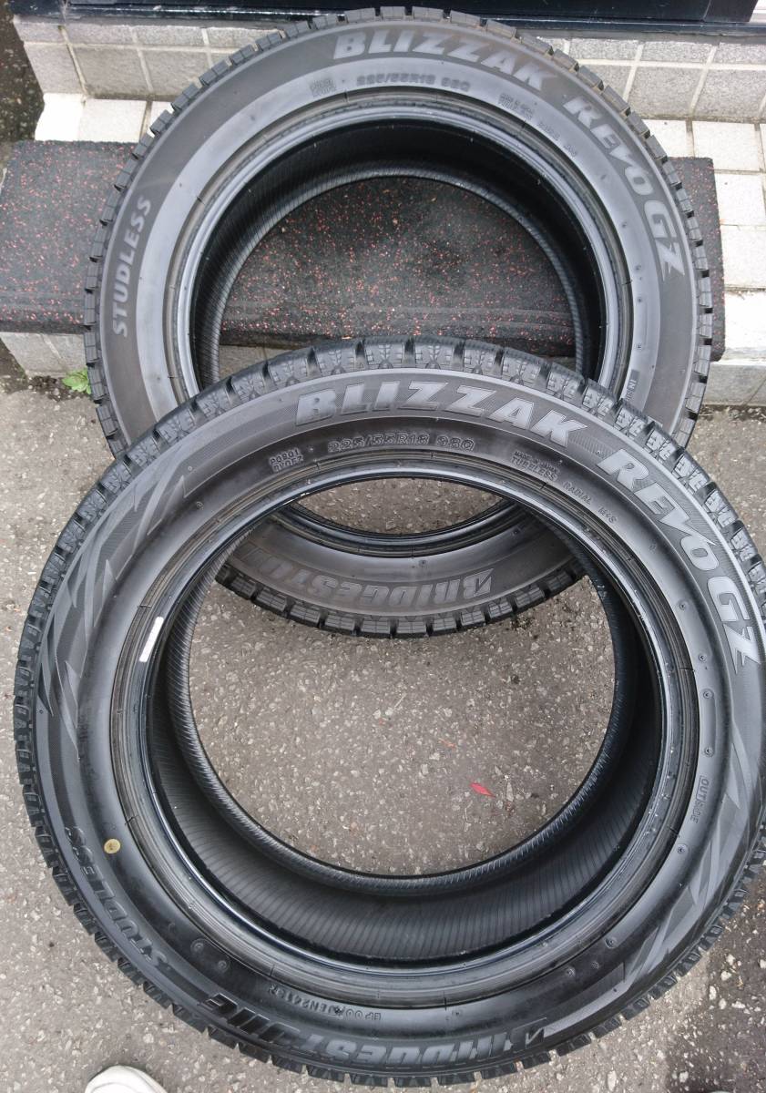 ◆◇ブリザック REVO GZ 225/55R/18　スタッドレス４本セット フォレスター/デリカ/エクストレイル等に◇◆