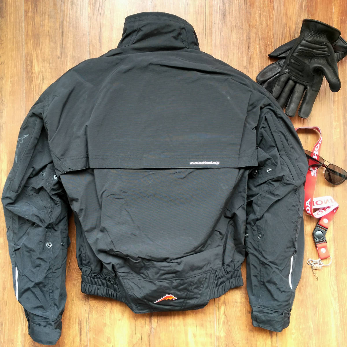クシタニ K2171 KUSHITANI ナイロン バイクジャケット ブラック