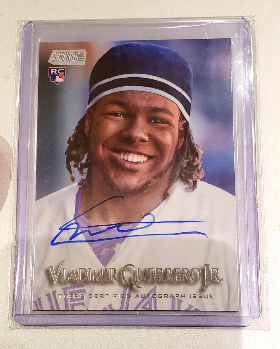人気定番，得価 ゲレーロ ジュニア ルーキー オート2019 Topps stadium club vladimir guerrero jr. auto(Topps)｜売買されたオークション情報、yahooの商品情報をアーカイブ公開 - オークファン シングルカード