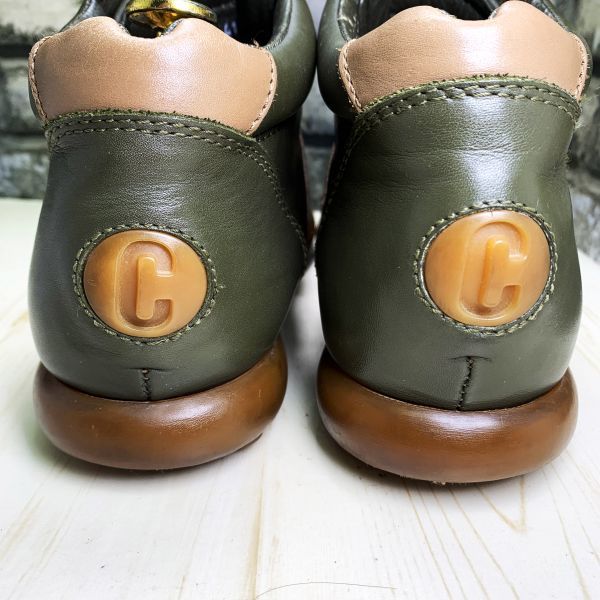 新入荷！◇CAMPER◇41/26cm/革靴/カンペール/グリーン/カーキ/レザー