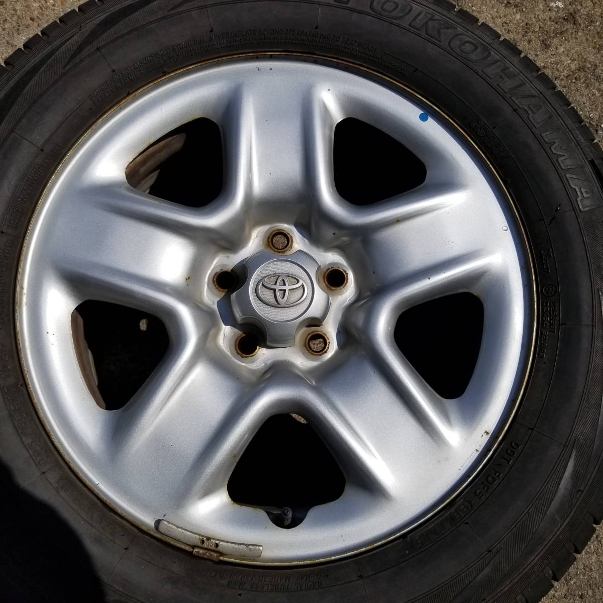 トヨタ 純正 スチール ホイール 17インチ PCD114.3 RAV4 新車外し 