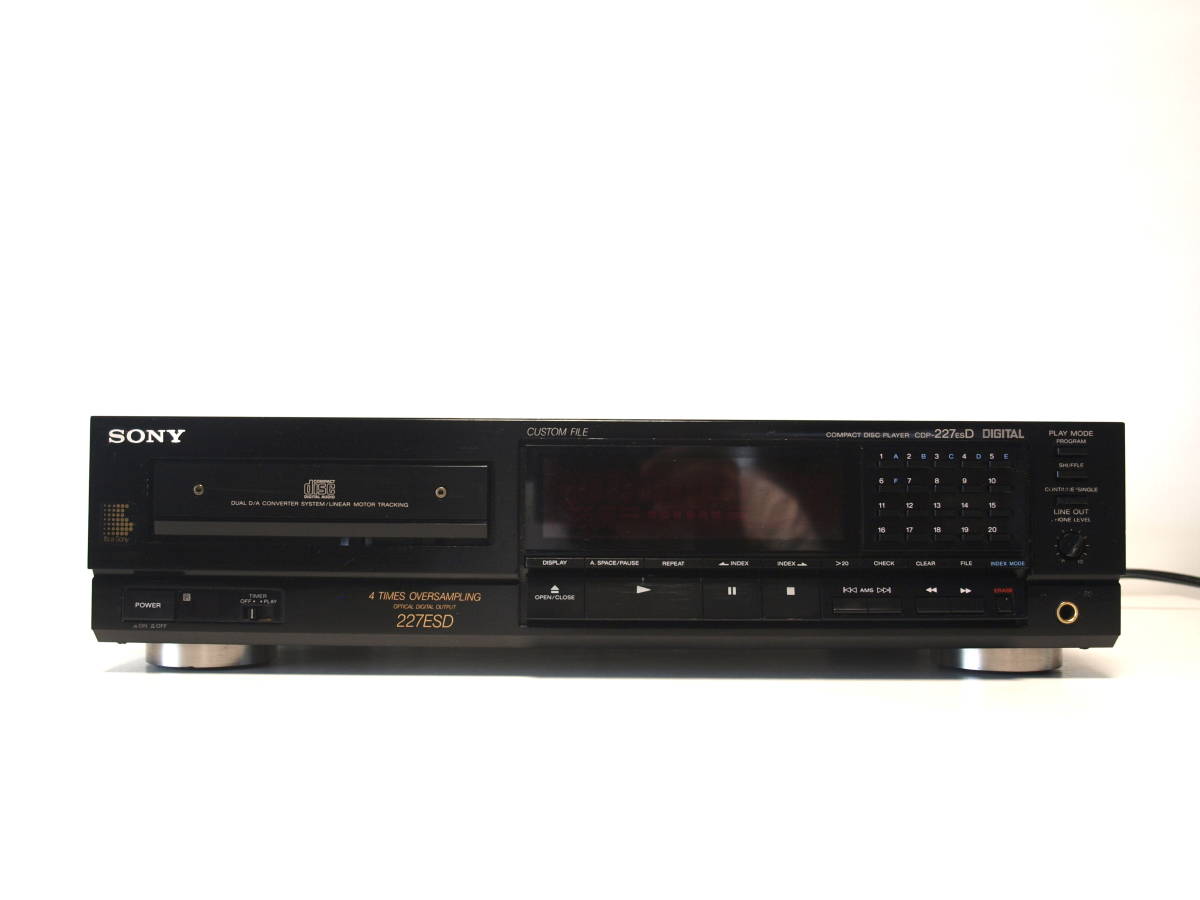 購入できるネット通販サイト ソニーのCDデッキ.CDP-227ESDジャンクです