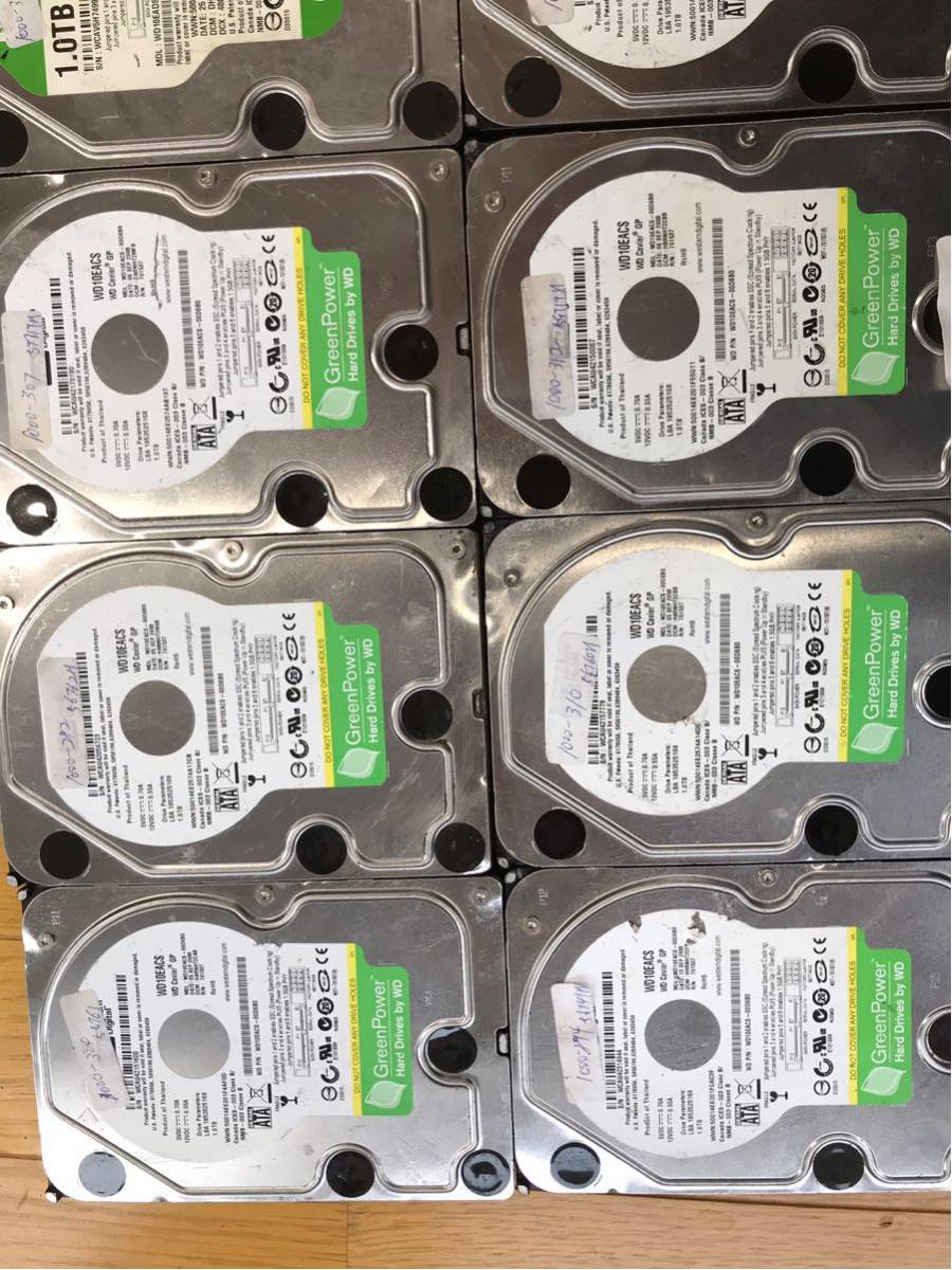 キ532★SATA 3.5インチ HDD 正常品 1TB 10個セット (使用50000時間以内)