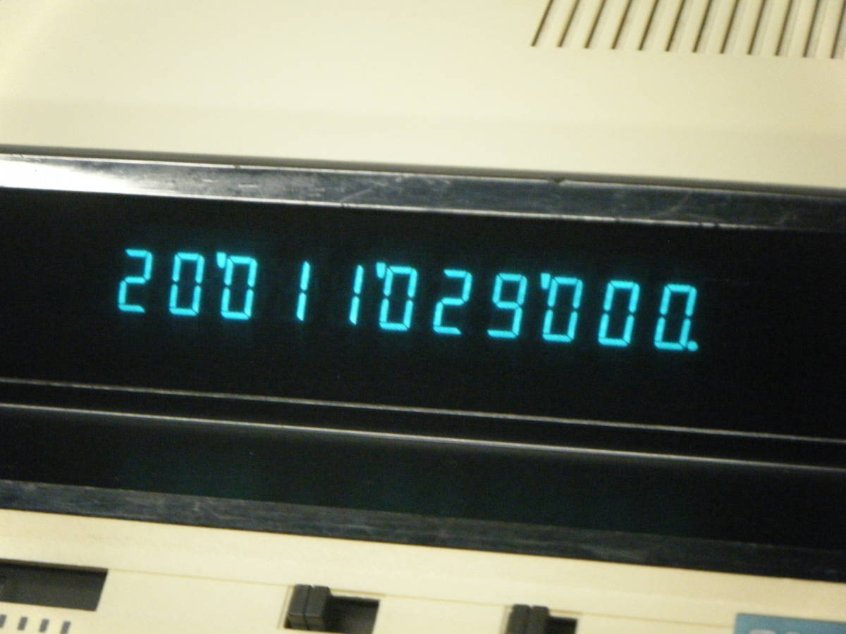 02 CASIO 電卓 「FD-20」 昭和レトロ 計算機 蛍光管表示 アンティーク