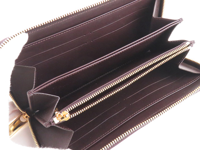 1円～ ルイ・ヴィトン ジッピーウォレット 長財布 ヴェルニ アマラント M93522 Louis Vuitton 中古