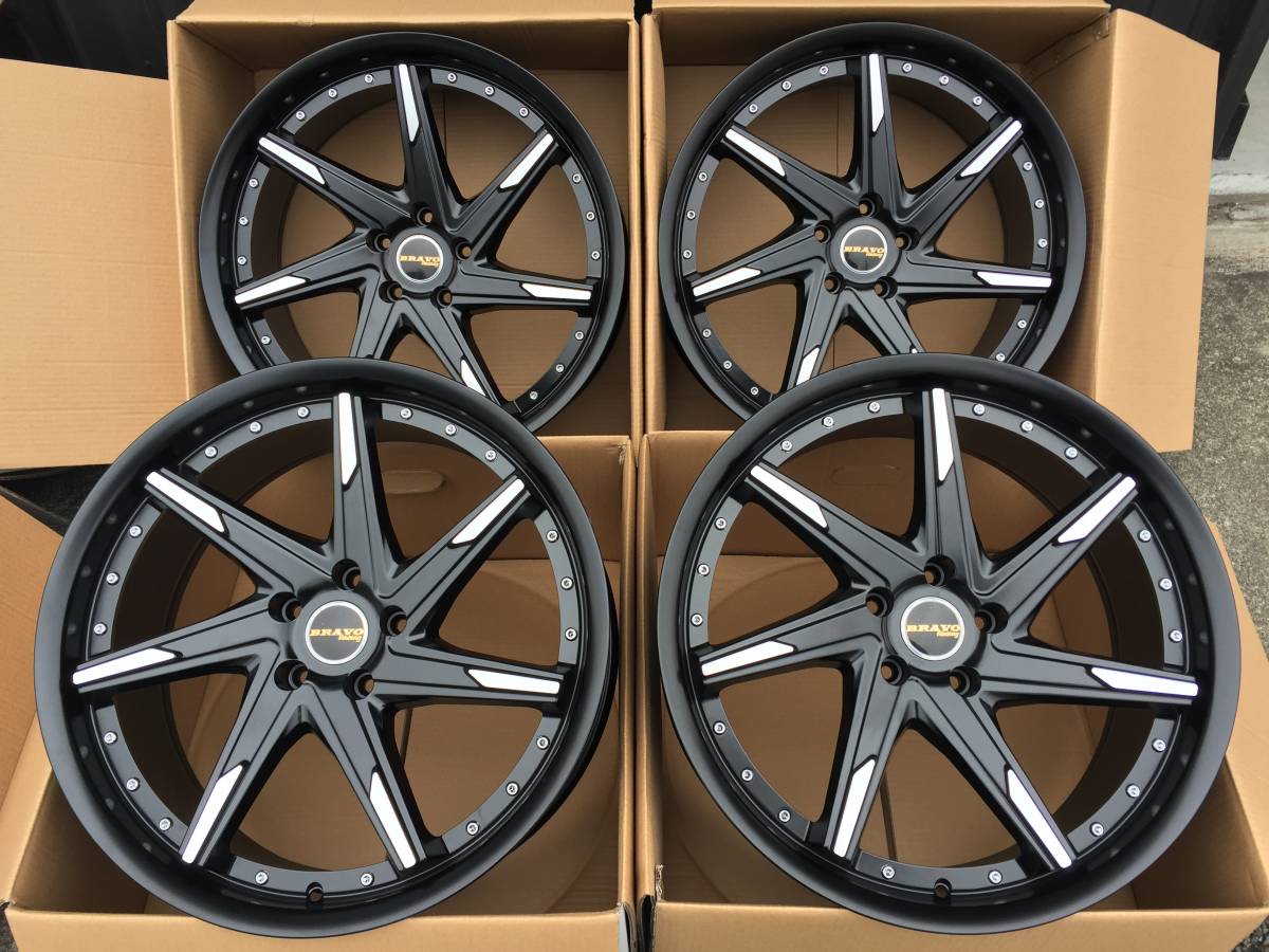 ホイール BRAVO RACING 20インチ 8.5J 9.5J グレー 4本 BRAVO RACING