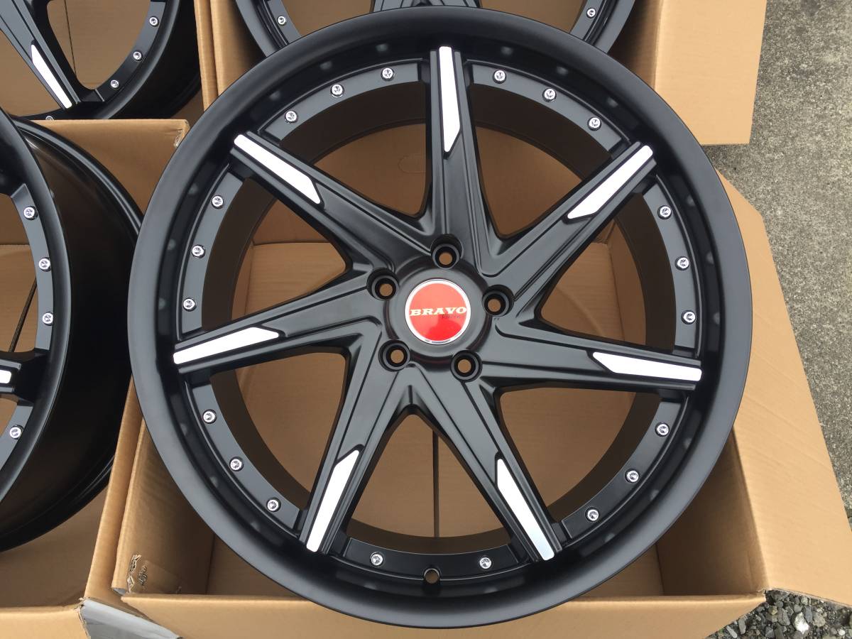 ホイール BRAVO RACING 20インチ 8.5J 9.5J グレー 4本 BRAVO RACING