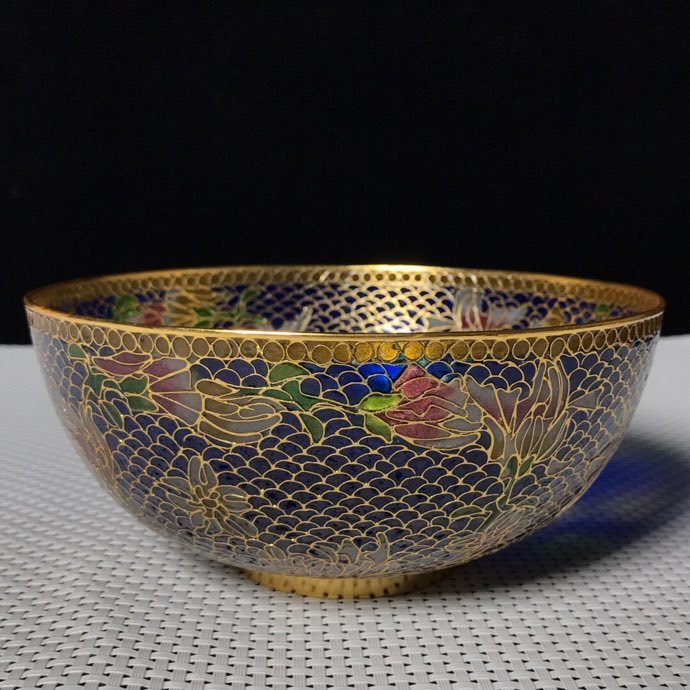 お得，本物保証 1906XMS1855 中国古董品 民國 銅胎景泰藍 碗 擺件 手彫 精美彫 秀作 中国古美術 唐物古玩 風水開運 置物 古董品 古玩 收藏品(その他)｜売買されたオークション情報、yahooの商品情報をアーカイブ その他